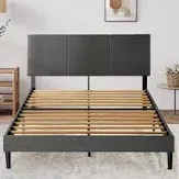Photo 1 of ***PARTS ONLY******STOCK PHOTO FOR REFERENCE ONLY***ZINUS Platform Full Bed Frame with Split Headboard