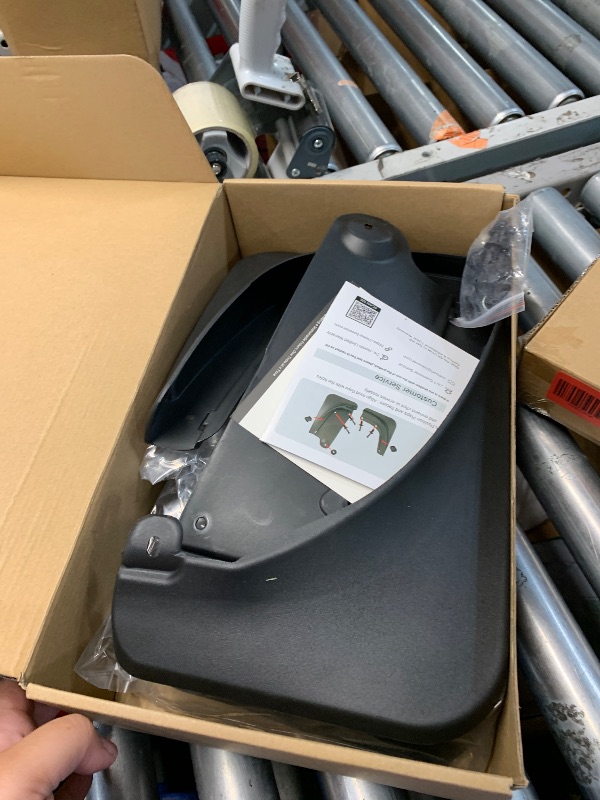 Photo 2 of BASENOR New Version Tesla Model Y Mud Flaps Splash Guards [No Drilling No Tape] [10X Stronger] All Weather Tire Protector Mudflaps for Tesla Exterior Accessories