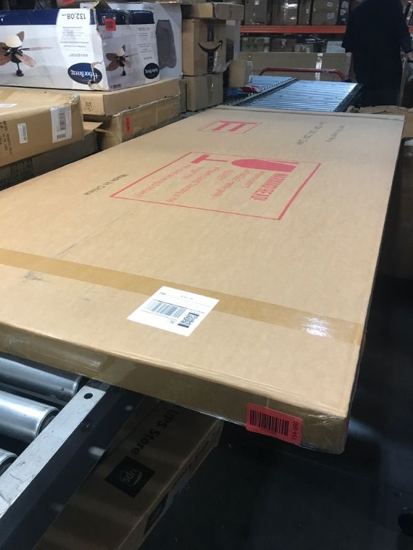 Photo 1 of ***FACTORY SEALED***Otlsh Arched Floor Mirror, 76"34" Full Length Mirror with Stand, Freestanding, Aluminum Frame - Black