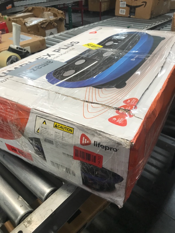 Photo 1 of LifePro Rumblex Plus 4D Vibration Plate Exercise Machine - Triple Motor Oscillation, Linear, Pulsation + 3D/4D Motion Vibration Platform/Whole Body Vibration Machine for Weight Loss & Shaping. (Blue)