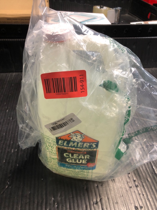 Photo 1 of ***FACTORY SEALED***Elmers Clear Liquid School Slime & Craft Glue Premium 1 GlueGallon for School Supplies & Slime Supplies Washable