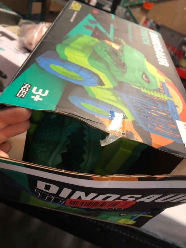 Photo 1 of ***FACTORY SEALED***JUKUDAHU Dinosaur Truck Toys for 3 4 5 6 7 Years Old Boy - Dinosaur Toys for Kids 3-5 Tyrannosaurus Transport Car Carrier Truck Toy 8 Dino Figures Boys Toys Age 3-4 4-5, Jurassic Set for Boys Girls