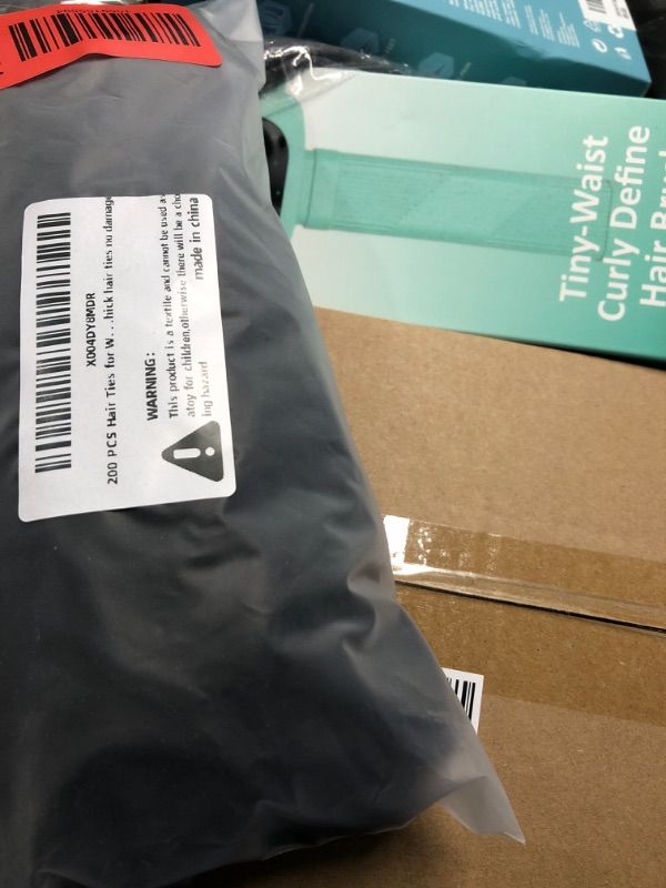 Photo 1 of 200 PCS Hair Ties for Women - Seamless, Ouchless Ponytail Holders - Hair Bands Accessories for Thick hair ties no damage