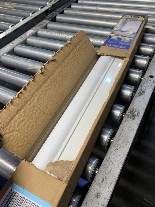 Photo 1 of (UNTESTED) MANSNIX Smart Motorized Blinds with Remote, Cordless No-Drill Automatic Roller Shades, Blackout Electric Blind for Windows, White, 23 x 72