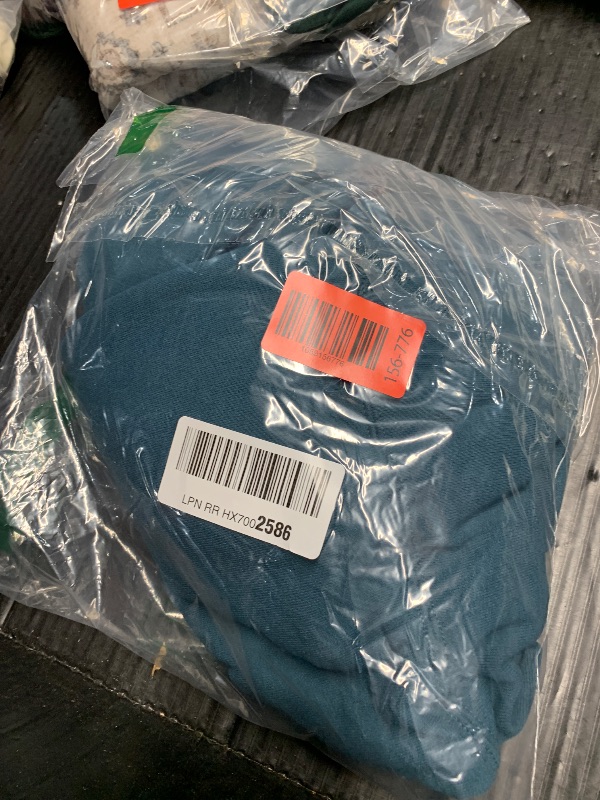 Photo 1 of ***(HEAVILY USED/ MINOR DAMAGE)***Hanes Comfortblend EcoSmart Hoodie, Midweight Fleece, Pullover Hooded Sweatshirt for Men, Metallic Teal, Large