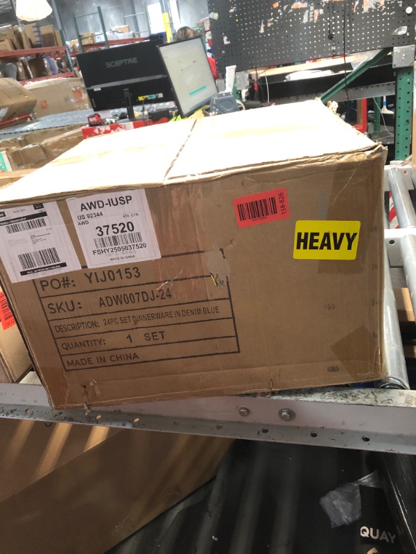 Photo 1 of AmorArc Ceramic Dinnerware Sets,Handmade Reactive Glaze Stoneware Plates and Bowls Set,Highly Scratch Resistant | Dishwasher & Microwave Safe,Service for 8 Dishes Set (24pc)