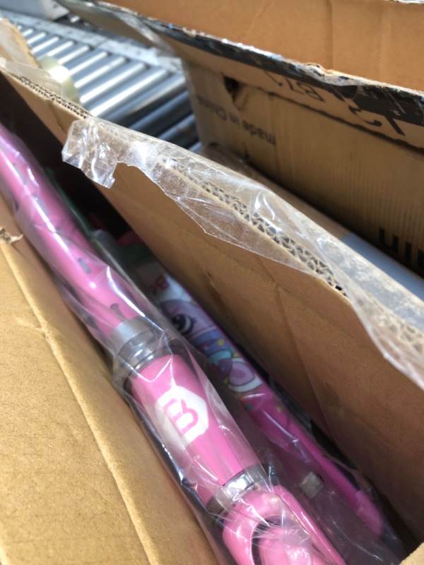 Photo 1 of (missing pieces) BELEEV Scooters for Kids with Light-Up Wheels & Stem & Deck, 2 Wheel Folding Scooter for Girls Boys, 4 Adjustable Height