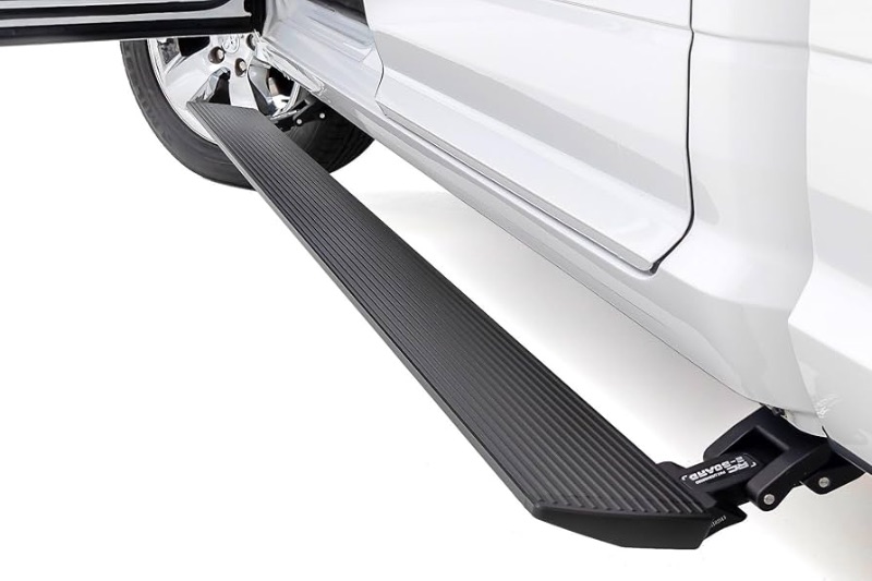 Photo 1 of (incomplete) Rough Country Power Running Boards with LED Step Lights for Ram 2500/3500, Crew Cab (2010-2023) - Dual Motor 
