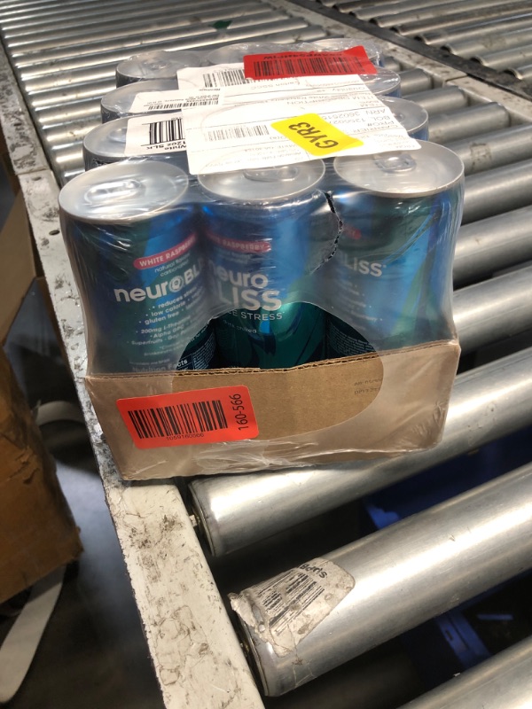 Photo 1 of ***EXPIRATION:05/30/25*** Neuro Bliss White Raspberry, 12 Fl Oz Can (Pack of 12)