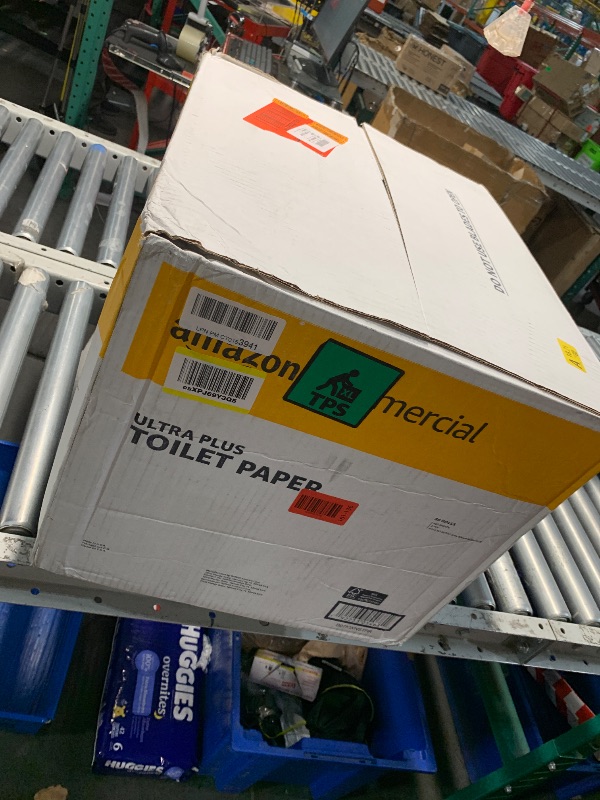 Photo 1 of ***FACTORY SEALED***AmazonCommercial 2-Ply Ultra Plus Toilet Paper/Bath Tissue, Septic Safe, FSC Certified, Unscented, 400 Sheets per Roll, 80 Individually Wrapped Rolls