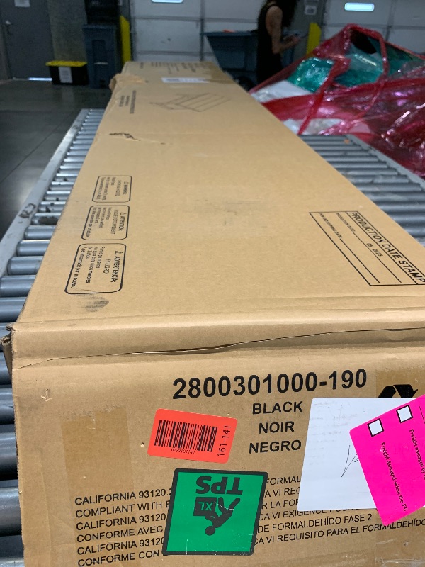 Photo 1 of Plank+Beam 72 Inch Farmhouse Dining Table, Solid Wood Rustic Kitchen Table, Large Wooden Rectangular Dinner Table for Dining Room, Home Office, Living Room Furniture, Easy Assembly, Black Wirebrush