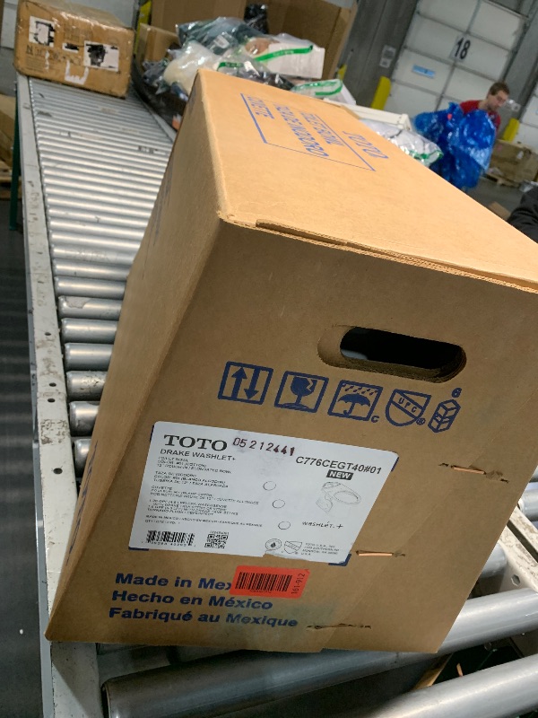 Photo 1 of **FACTORY SEALED****TOTO C776CEGT40 Drake Elongated Toilet Bowl Only with WASHLET+ Ready - Less Seat Cotton Toilets and Bidets Toilet Bowls Elongated Toilet Bowls
