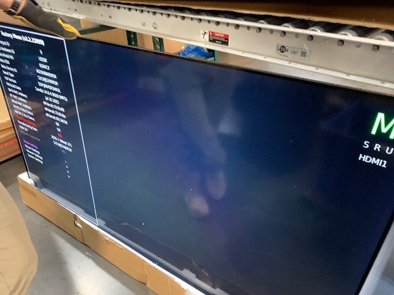 Photo 1 of *************can't get it out of the start up mode*************
Roku Smart TV 2025 – 65-Inch Select Series, 4K HDR TV – RokuTV with Enhanced Voice Remote – Flat Screen LED Television with Wi-Fi for Streaming Live Local News, Sports, Family Entertainment