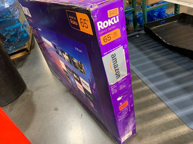 Photo 1 of *************can't get it out of the start up mode*************
Roku Smart TV 2025 – 65-Inch Select Series, 4K HDR TV – RokuTV with Enhanced Voice Remote – Flat Screen LED Television with Wi-Fi for Streaming Live Local News, Sports, Family Entertainment