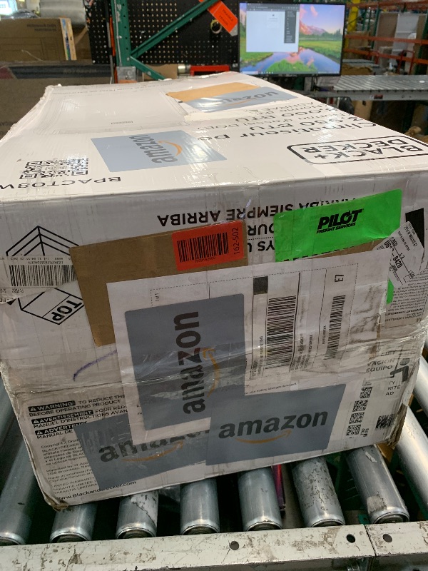Photo 1 of (part only, used) BLACK+DECKER Portable Air Conditioner, 9,000 BTU (5,300 BTU SACC) for Rooms up to 400 Sq. Ft., Portable AC with Follow Me Remote Control and Window Kit, BPACT08WT, White