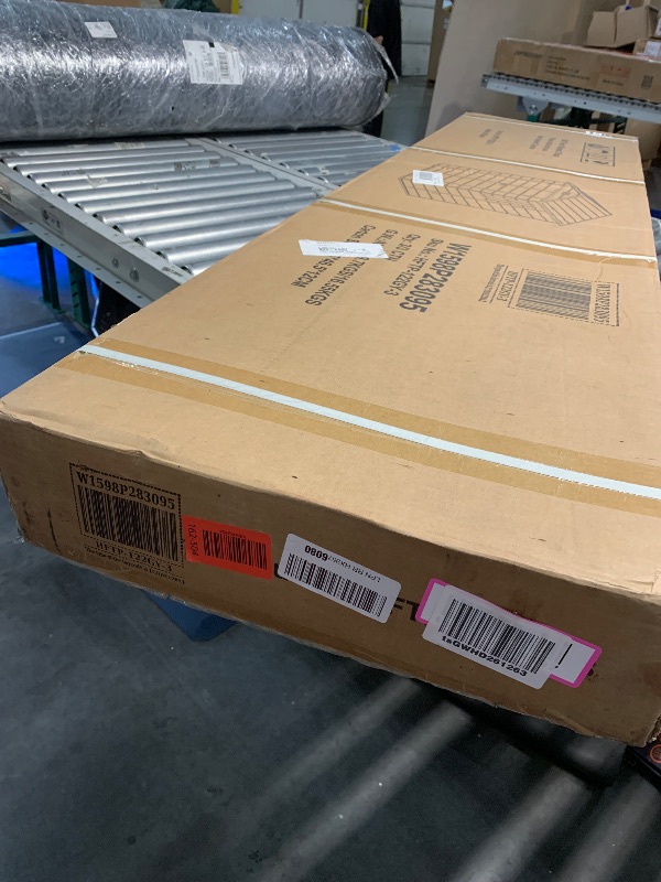 Photo 1 of ***PARTIAL SET - PRICE ADJUSTED*** 6x5 FT Outdoor Storage Resin Shed with Floor, Waterproof Plastic Garden Tool Shed with Windows, Vents & Lockable Door and Sloped Roof, Easy to Assemble Bike Shed for Patio, Backyard, Lawn, Grey