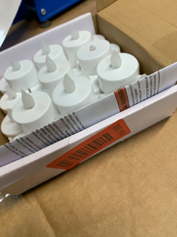 Photo 1 of **NEED NEW BATTERIES**Homemory 200 Hours 24 Pack Flameless Floating Candles, Warm White Led Flickering Tealight Candles in Bulk, Decor for Wedding, Party, Centerpiece, Pool, Christmas
