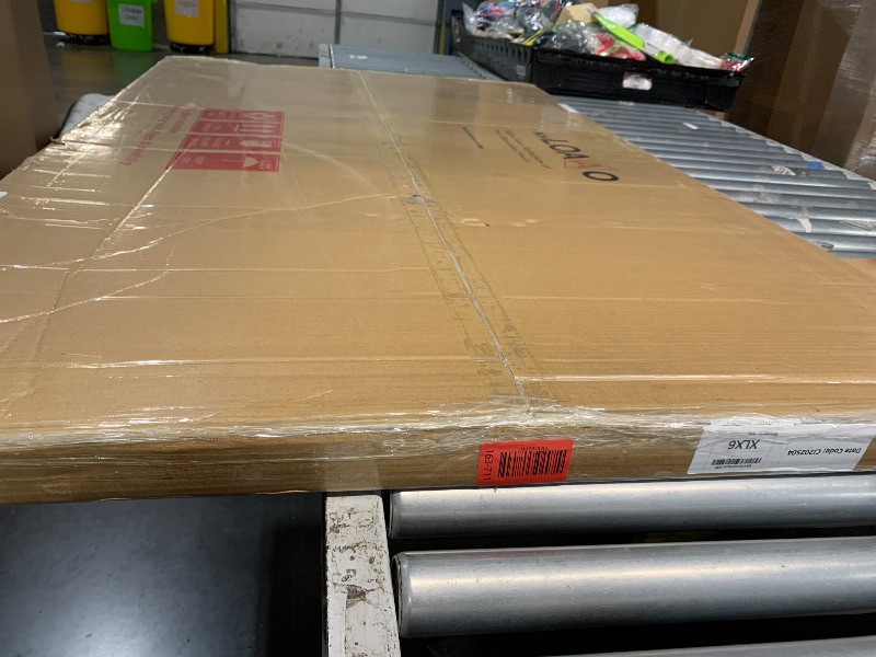 Photo 1 of ***FACTORY SEALED*** LOAAO 60X36 Inch Bathroom Mirror with Wood Grain Colored Metal Frame, Rounded Rectangle Metal Framed Bathroom Mirror, Anti-Rust, Hangs Horizontally or Vertically, Tempered Glass