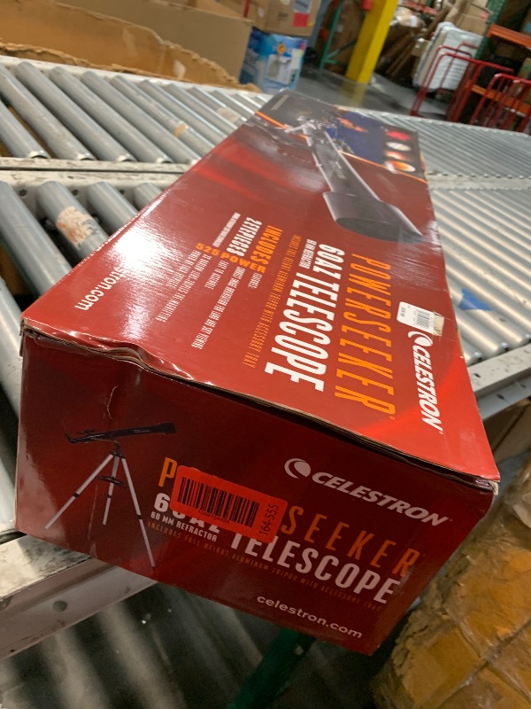 Photo 1 of ***MISSING EYE PIECE***Celestron - PowerSeeker 60AZ Telescope - Manual Alt-Azimuth Telescope for Beginners - Compact and Portable - Bonus Astronomy Software Package - 60mm Aperture