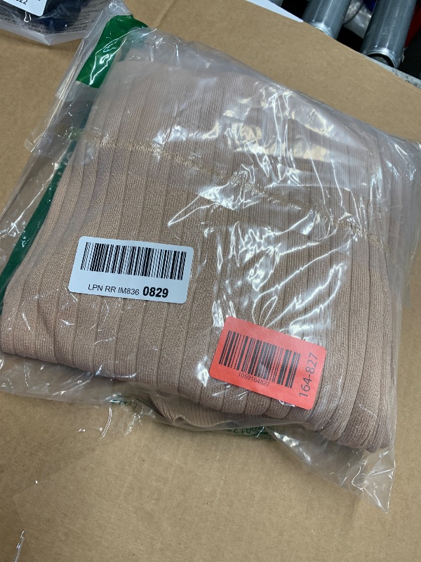 Photo 1 of ***MISSING ITEMS***
TIQOJE Womens 2 Piece Outfits Sweater Set Sleeveless Knit Pullover Top High Waisted Pants Tracksuits(Khaki-S), Small