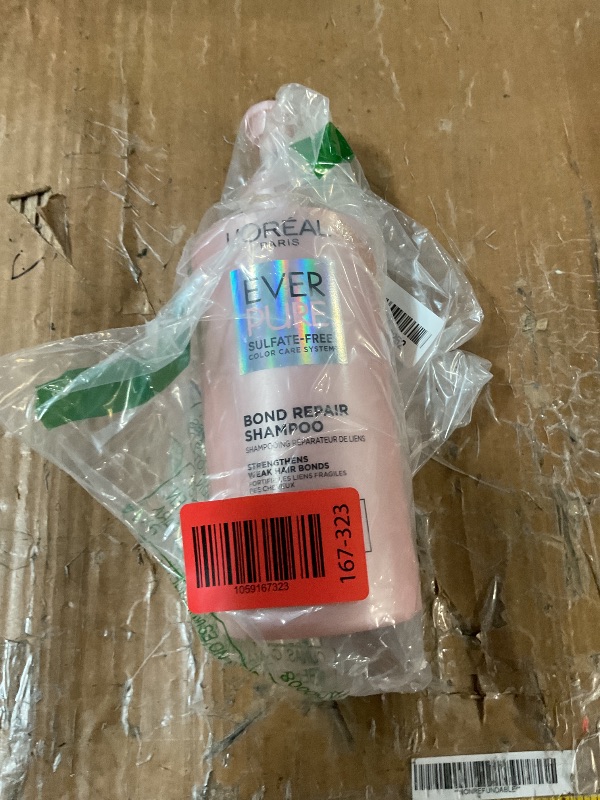 View 2 of **NONREFUNDABLE**
L'OREAL PARIS Bond Repair Sulfate Free Shampoo for Damaged Hair, Strengthening Hair Care with Citric Acid, Repairs Weak Hair Bonds, EverPure, 23 Fl Oz