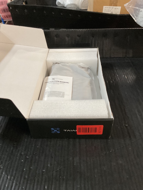 Photo 1 of Transparent Mechanical Keyboard, RGB Backlit Wireless Creamy Gaming Keyboards, Hot Swap Customizable Clear Acrylic Design, 80-Key Quiet Linear Switches, 3 Modes BT5.0/2.4G/USB-C 4000mAh Battery, Brown