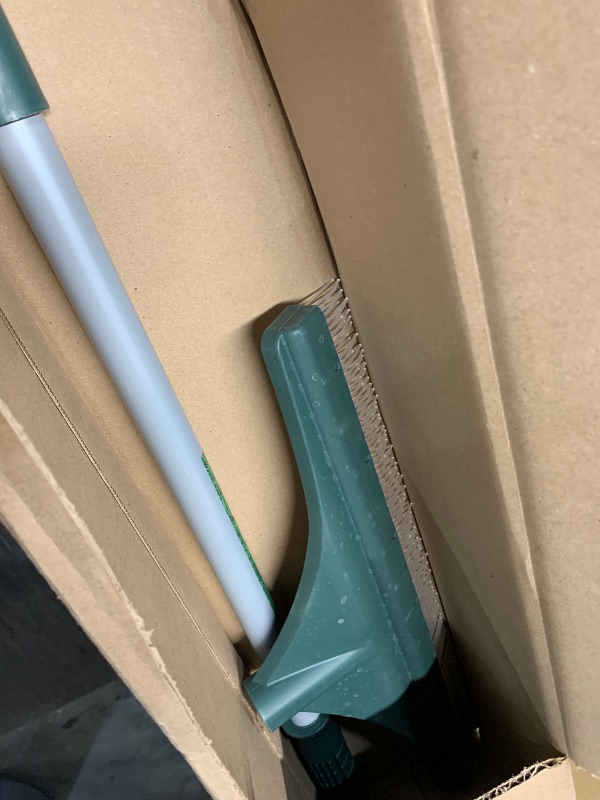 Photo 1 of ***(BROKEN POLE)***ORIENTOOLS Artificial Turf Rake, Artificial Grass Rake with Adjustable Steel Handle from 32 to 52 inches, Lawn Brush for Astroturf, Carpet Pet Hair, Grass Leaves and Debris