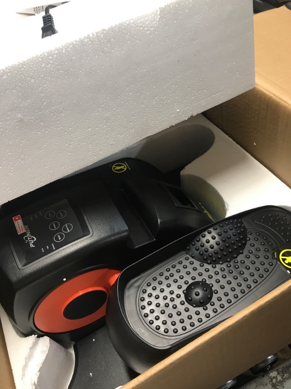 Photo 1 of Under Desk Elliptical Machine, Electric Ellipse Leg Exerciser as Seen on Tv for Seniors with 12 Adjustable, Portable Quiet Elliptical Machine, Seated Pedal Exerciser with Remote Control (Orange)