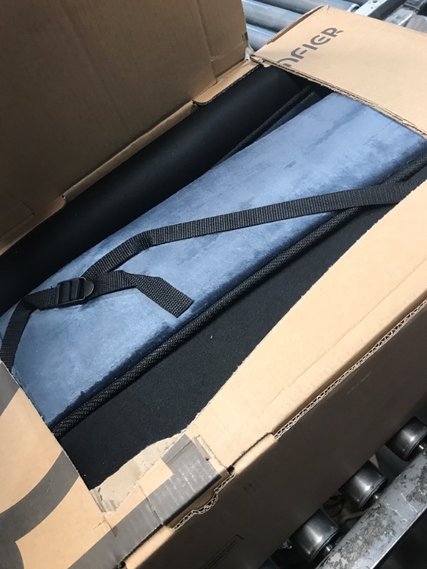 Photo 1 of ***(HEAVILY USED/ MINOR DAMAGE)***COMFIER Full Body Massage Mat with Movable Neck Pillow, 10 Vibrating Motors & 4 Heating Pads, Back Massage Pad, Father's Day Gifts for Dad Men
