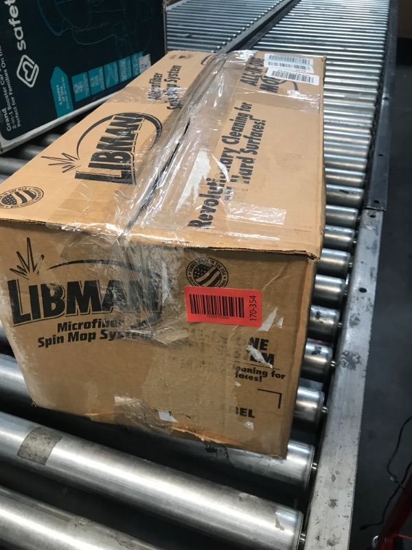 Photo 1 of **MISSING POLE**
Libman Lightning Spin Mop System Plus 3 Refill Head | Mop and Bucket with Wringer Set | Floor Mop | Spin Mop | Libman Mop | Mops for Floor Cleaning | Hardwood Floor Mop | 4 Total Mop Heads Included