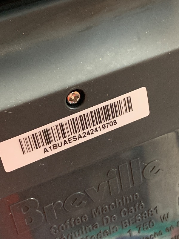 Photo 1 of (used)(not functional)(sold for parts/repair) Breville Barista Touch Impress Espresso Machine BES881BSS, Brushed Stainless Steel