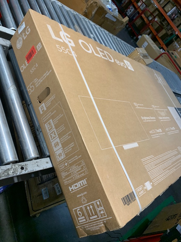 Photo 1 of ***FACTORY SEALED***LG 55-Inch Class OLED evo C4 Series Smart TV 4K Processor Flat Screen with Magic Remote AI-Powered with Alexa Built-in (OLED55C4PUA, 2024)