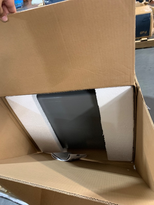 Photo 1 of SentrySafe Fireproof and Waterproof Gray Steel Home Safe with Digital Keypad Lock, Floor Safe with Interior Lighting Secures Money, Documents, 2.05 Cubic Feet, SFW205GQC