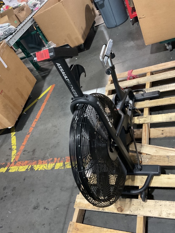 Photo 1 of (MISSING ARMS, SEAT, PART ONLY) ASSAULTFITNESS Assault Air Bike Classic, Black