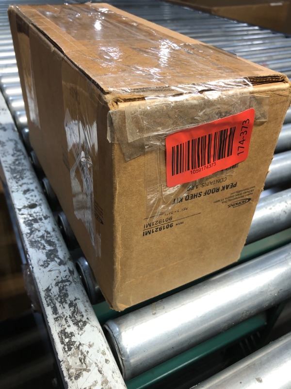 Photo 1 of (used)(incomplete) 2x4basics 90192MI Custom Shed Kit with Peak Roof, 2x4