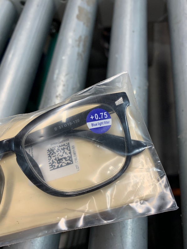 Photo 1 of (+.75) CCVOO Reading Glasses for Women/Men, Eyeglasses, Blue Light Readers for Women/Men, Computer Eye Glasses, Cheaters
