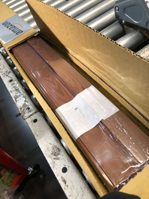 Photo 1 of (MISSING HARDWARE TO ASSEMBLE) (SCREWS) Techni Home Studio Series 32" W PVC Foldable Accordion Doors, Walnut