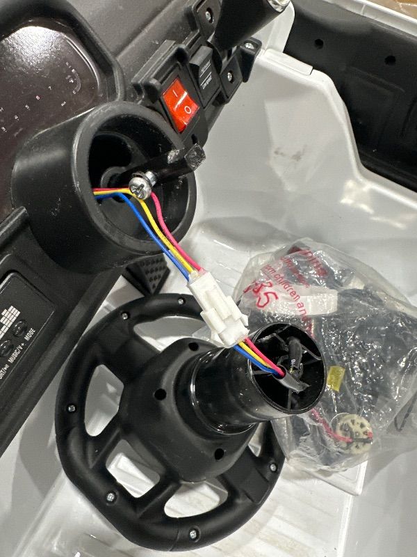 Photo 1 of ** PARTS ONLY - SEE NOTES ** Ram 24V Ride on Car for Big Kids, Ram 1500 RHO Battery Powered Ride on Toy with Remote Control, Electric Car for Kids Toddlers 3-8, 4 Wheelers, White