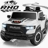 Photo 1 of ** PARTS ONLY - SEE NOTES ** Ram 24V Ride on Car for Big Kids, Ram 1500 RHO Battery Powered Ride on Toy with Remote Control, Electric Car for Kids Toddlers 3-8, 4 Wheelers, White