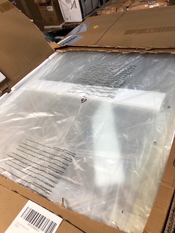 Photo 1 of ***TRUCK/TRAILER PICKUP ONLY***Sunrosa Framed Tub Shower Door 59" x 60", Single Sliding Bathtub Glass Door with 1/4 Inch (6mm) Clear Tempered Glass in Brushed Gold, Tub Door for Bathroom