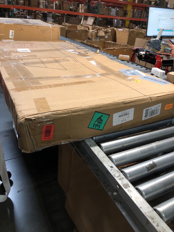 Photo 1 of ***TRUCK/TRAILER PICKUP ONLY***Sunrosa Framed Tub Shower Door 59" x 60", Single Sliding Bathtub Glass Door with 1/4 Inch (6mm) Clear Tempered Glass in Brushed Gold, Tub Door for Bathroom