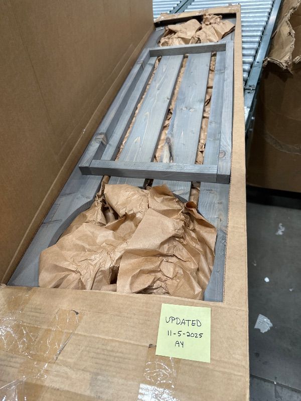 Photo 1 of ****************DOES NOT INCLUDE THE FLOWER POTS*************
Esschert Design ng71 Two Flower Plant Pot Bench, Wood