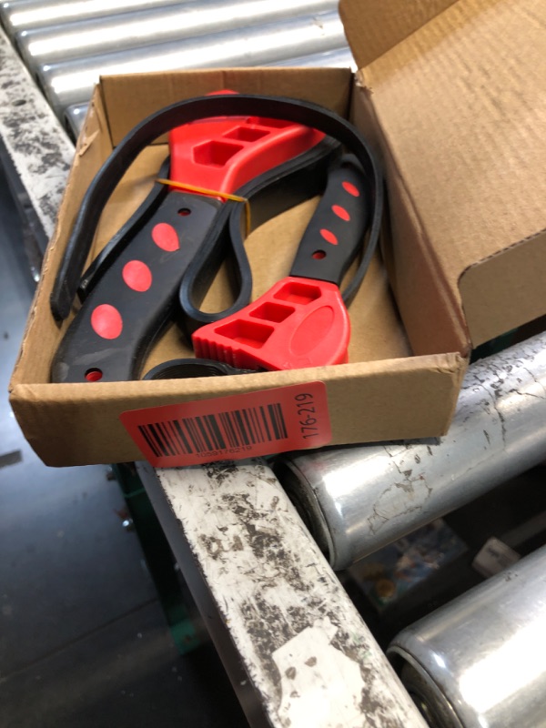 Photo 1 of (missing pieces) 2 PCS Strap Wrench Plumbing, Rubber Strap Wrench, 24 Inch & 19.7 Inch Oil Filters Strap Wrenches, Water Filter Wrenches
