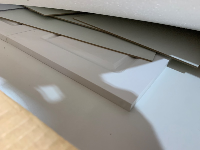 Photo 1 of **************MIRROR IS BROKEN*****************
Wakefit Vanity Desk with Mirror and Lights, 42IN Makeup Table with 6 Drawers and 2 Cupboard Storage, Vanity Makeup with Power Outlet | LED Light with 3 Color Modes | Adjustable Brightness | White