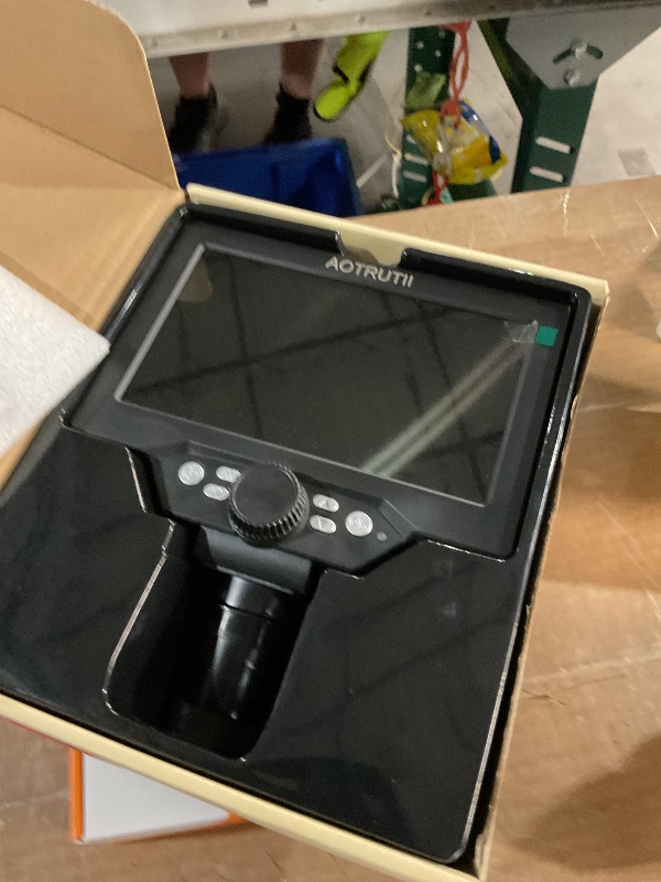 Photo 1 of (SCREEN ONLY) (UNTESTED) 7" LCD Digital Microscope 1200X Magnification, 1080P Coin Microscope with Metal Stand | 8 LED Lights & Ultra-Precise Focus | Coin, Stamp, Hobby Inspection for Kids/Adults | Windows/Mac Compatible
