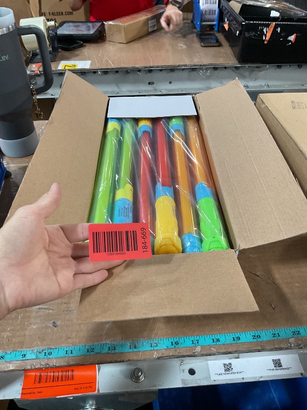 Photo 1 of ***LIKE NEW/OPEN BOX***
JOYIN 18 Pack 16.5'' Water Gun,Super Soaker Blaster Squirt Guns, Bulk Summer Outdoor Swimming Pool, Backyard, Beach Water Game Fighting Play Pool Toys