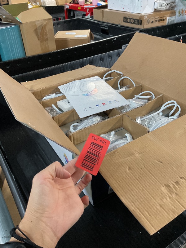 Photo 1 of 16 Pack Smart Recessed Lighting 4 Inch, Ultra-Thin LED Recessed Lighting 9W 700LM Smart Downlight with Junction Box, Compatible with Alexa/Google Assistant, Hub Included - ETL and Energy Star