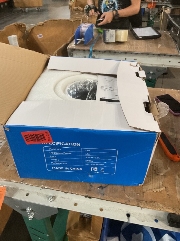 Photo 1 of ***(PARTS ONLY/ MAJOR DAMAGE/ NON FUNCTIONAL)***OUCAXIA Y10 Cordless Robotic Pool Cleaner Automatic Vacuum - 90 Mins Runtime, Powerful Suction, Self-Parking, Lightweight for Above/Inground Pools Up to 65ft/1100 Sq.Ft (Pure)