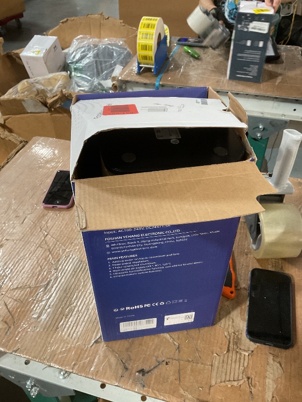 Photo 1 of (parts) (not functional) XAMATTS Portable Air Conditioners, 1700ml Evaporative Air Cooler with Remote, 120° Oscillating Mini Air Conditioner Portable with 3 Speeds & 1-7H Timer, Portable AC Unit Fan for Indoors Bedroom Office