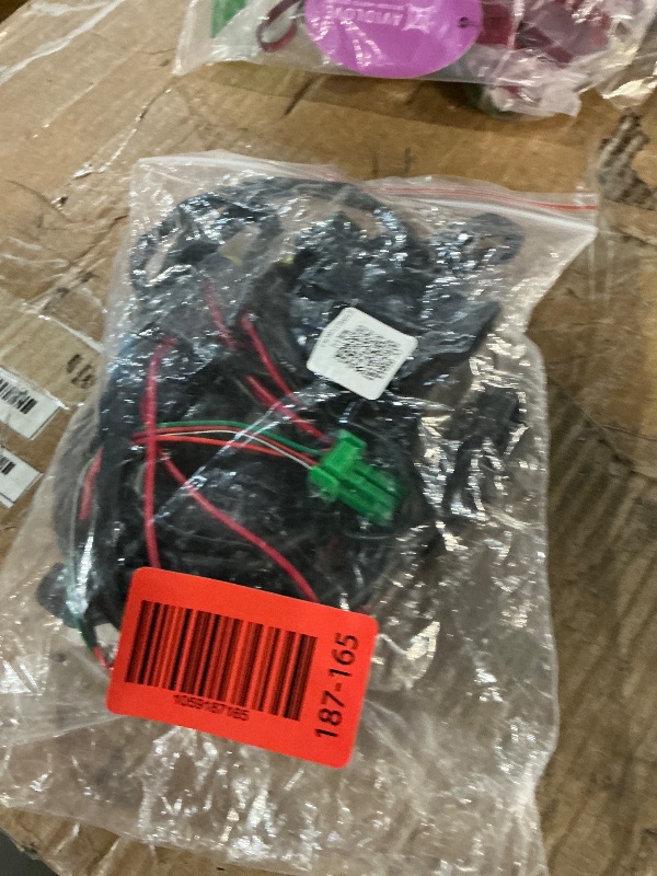 Photo 1 of Fog Light Wiring Kit, 12V Universal Car LED Fog Light Lamp On Off Switch Wiring Harness Relay Kit for Auto Truck Off Road